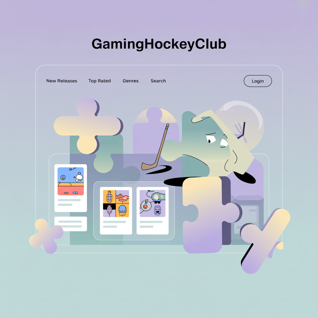 Abstract casual browser games visual